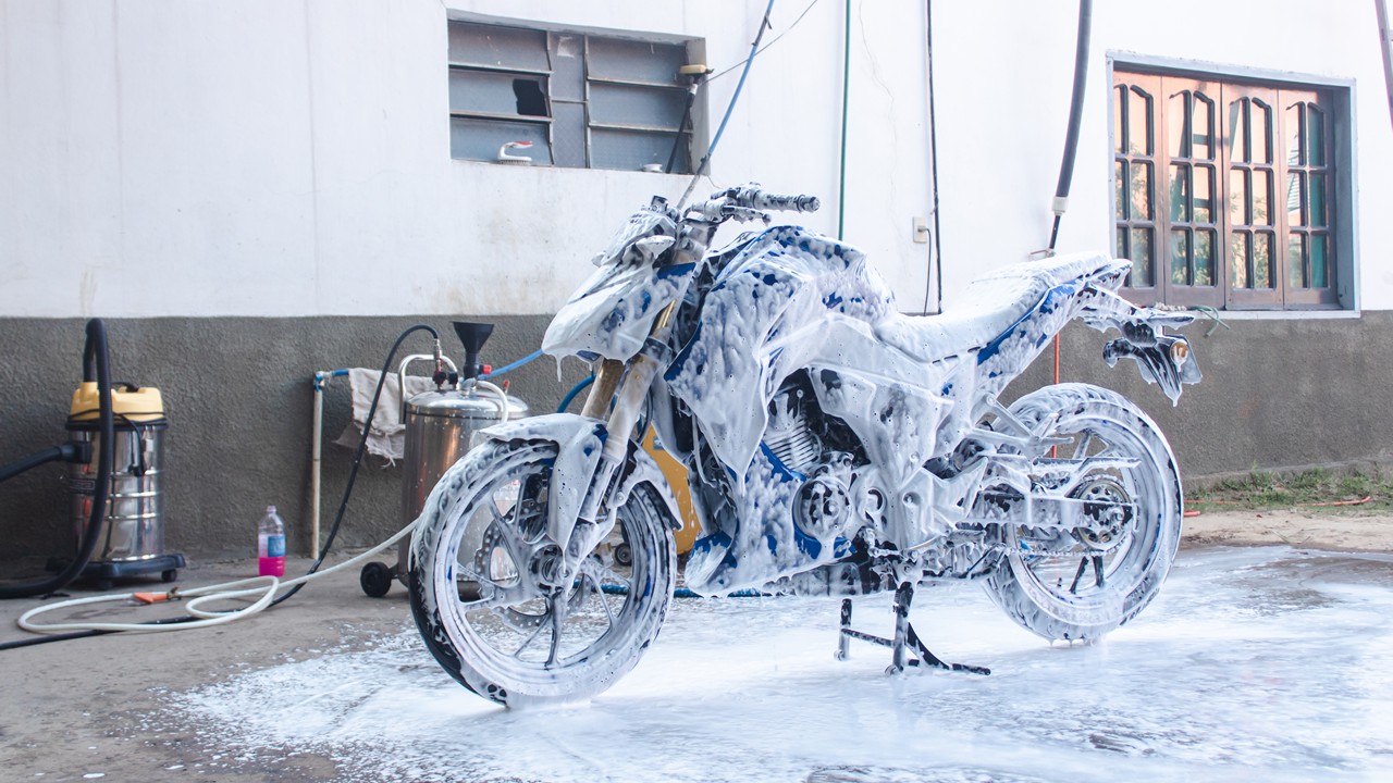 Modal Usaha Cuci Motor